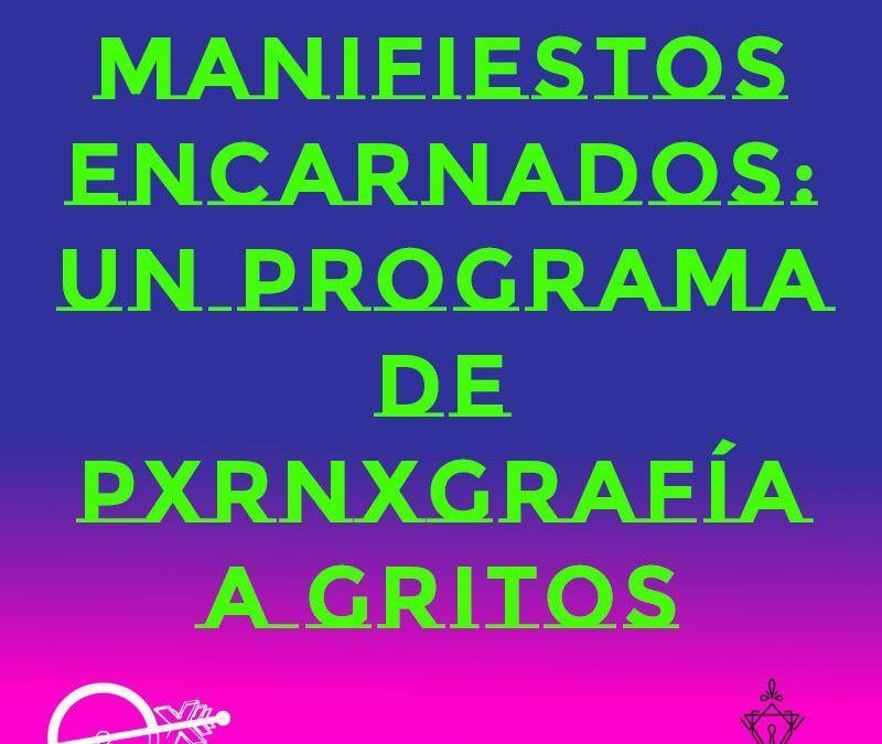 MANIFIESTOS ENCARNADOS: UN PROGRAMA DE PORNOGRAFÍA A GRITOS/ AEFEST MEDELLÍN 2021